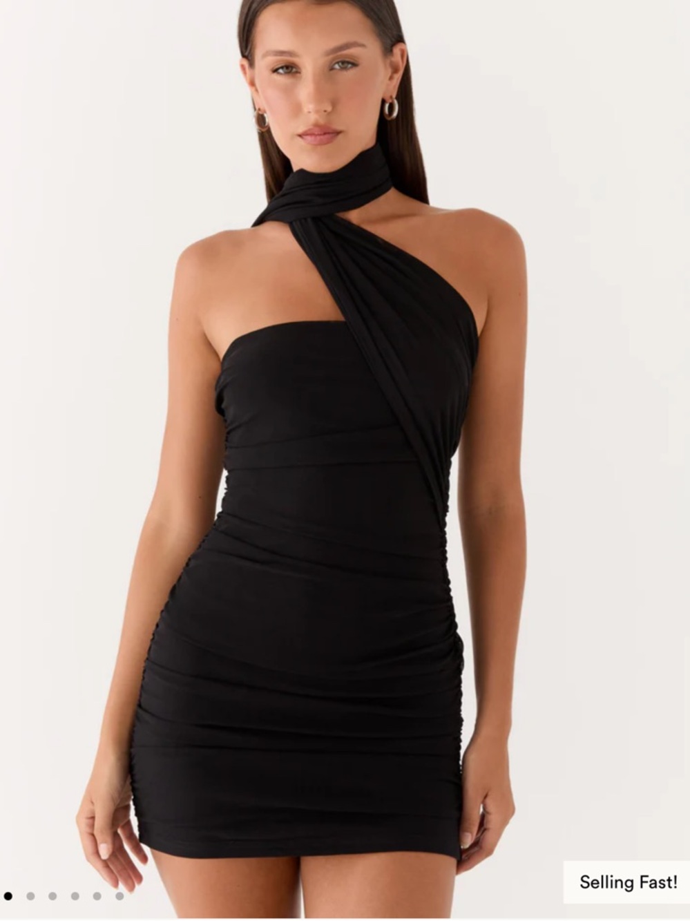 Peppermayo Breaking News Micro Mini Dress - Black